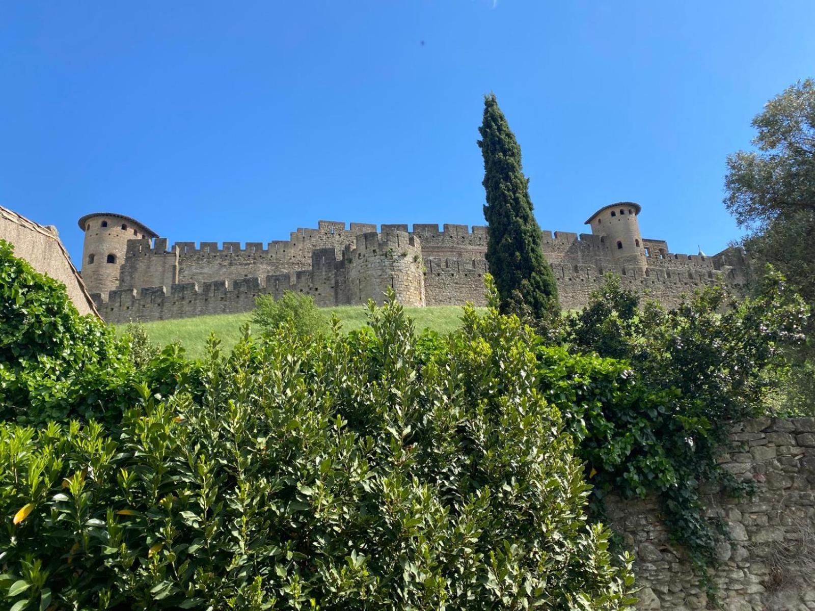 Les Chemins De La Cite Chambre Ou Appartement Carcassonne Exteriör bild
